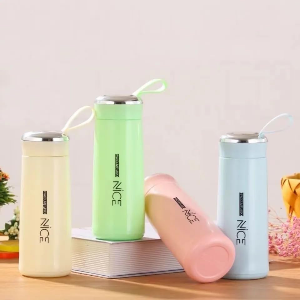 Image of Aider Nice Water Bottle 400ml Premium Glass, Multicolor