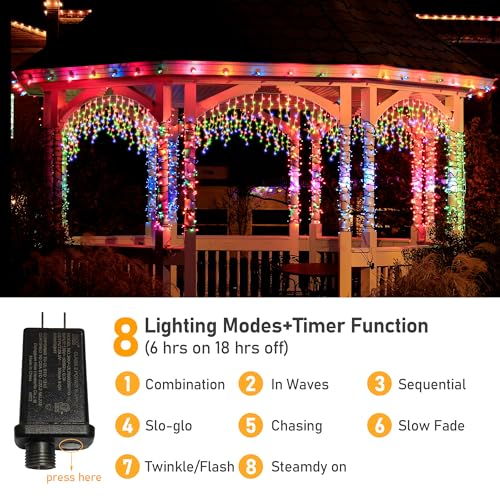 Yilinm HAOSITE-BTD15M Icicle Christmas Lights thumb #2