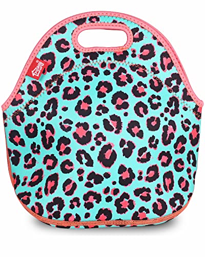 Yookee Home Lunch Bag Women Small Lunch Bag Kids Thermal Lunch Box Insulated Lunch Tote Bags Reusable Washable Neoprene Lunch Bags Preppy Lunchbox Kids Lightweight Meal Prep Bags For School Work #TOP13