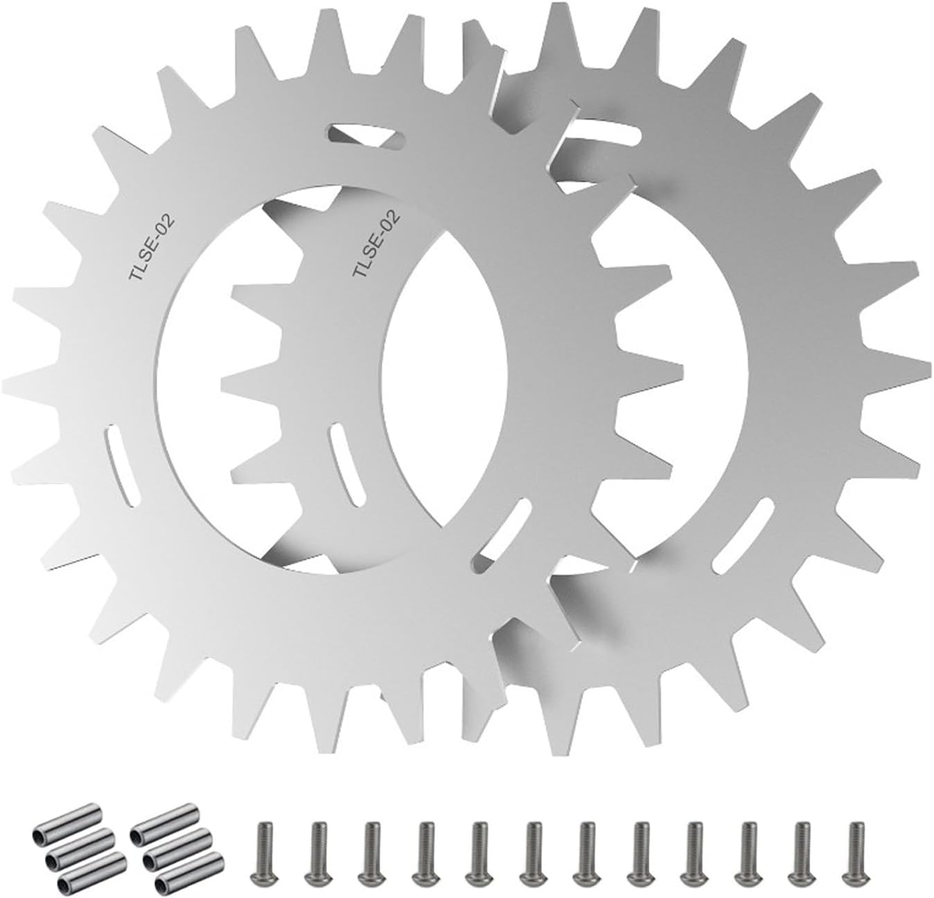 TLSE-02 Metal Anti-Slip Grip Spikes with Screws for Segway Navimow H Series (H500E, H800E, H1500E & H3000E-VF) Lawn Mowers, Garden Outdoor Power Tools Accessories