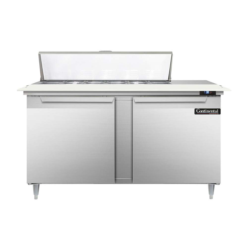 Designer Line Sandwich Unit by Continental Refrigerator – Metallic, Model DL60-12C