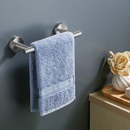 KES Toilet Roll Holder and 23CM Towel Rail Set Wall Mounted Bathroom Accessory Set 2 Pieces SUS304 Stainless Steel Brushed Finish, LA202S23DG-22