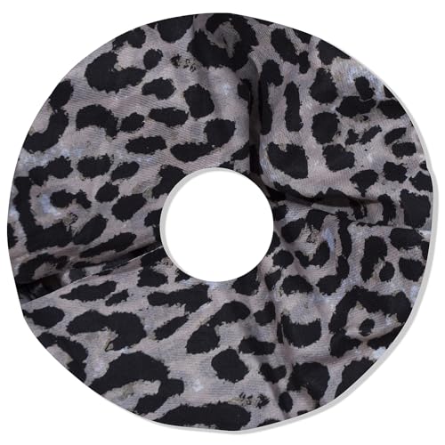 irisaa Damen Schal, Loop Schlauchschal leichter mit Leopard Muster, Halstuch Rundschal Loopschal für Frühling Herbst Ganzjährig, Schals Farbe 2019:Leoodo Khaki