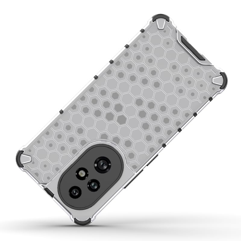 Image of Hard PC Back Case Cover for Honor 200 Pro 5G Anti Slip Ultra Thin Shockproof Reinforced Corners (Polycarbonate|Clear)