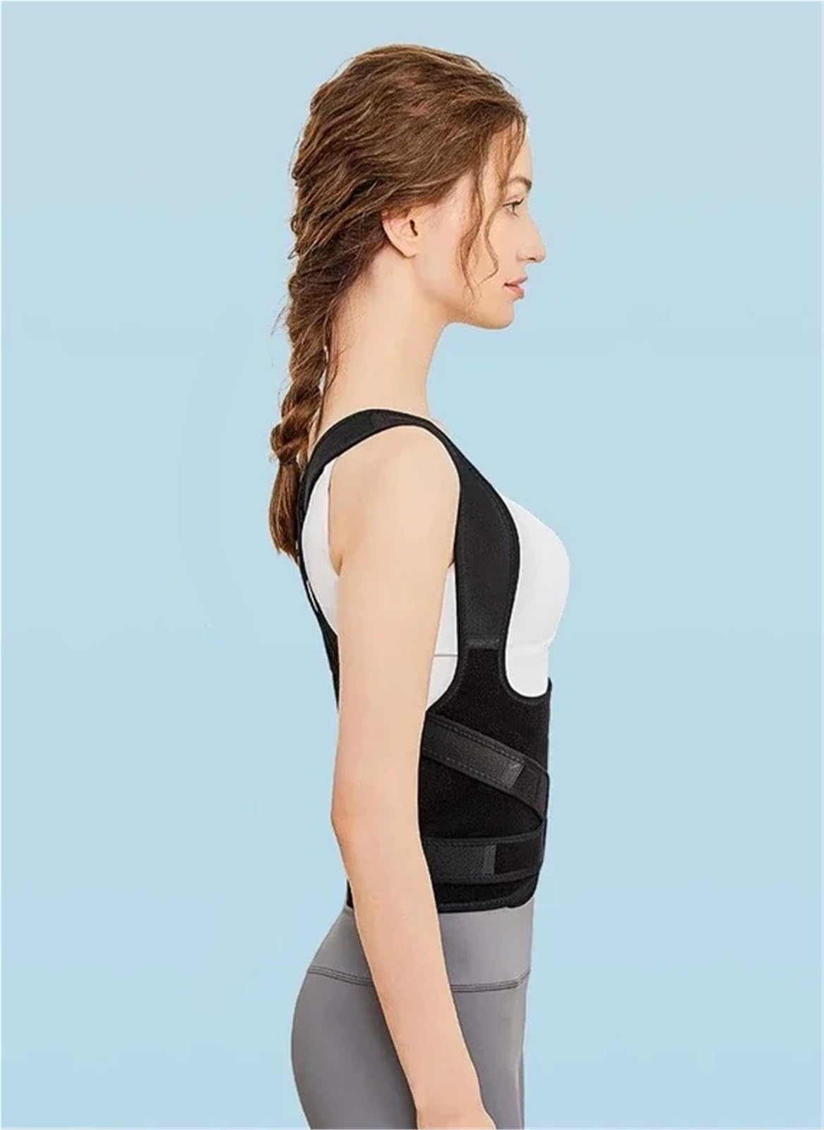 Generico Verstellbarer Rückenstützgürtel für Komfort – Unisex-Design (L)