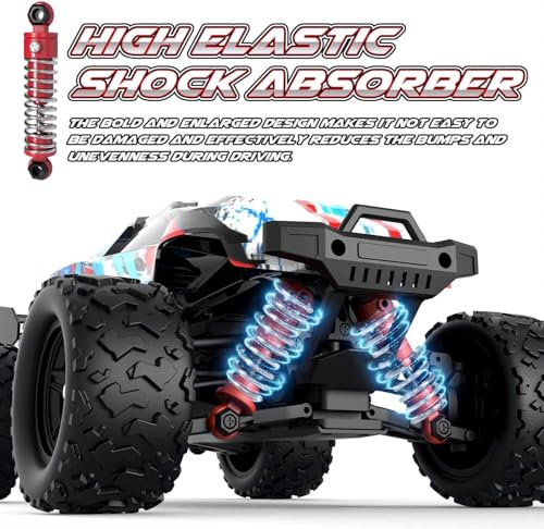 Image of RC Car, 1 /18 Scale 4WD 40Km /H High Speed Brushless Motor Rc Car, 2.4Ghz Remote Control Big Foot Off Road Monster Truck Electric Vehicle Toy for Adult Kids, Multicolor