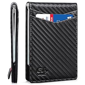 Zitahli Slim Wallets for Men RFID Money Clip Wallet Men’s Front Pocket Minimalist Wallet