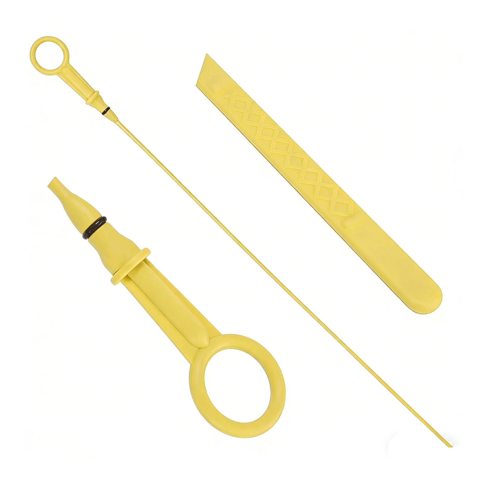 Asta livello olio compatibile con motori Renault 1.5 dCi – Adatto per Clio Kangoo per Megane II – Giallo 52,1 cm