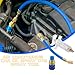 KHGUZ Car Oil and Dye Injector Kit with Quick Coupler, 30ml/1 Oz Hand Push Vehicle Compressor with 1/4 SAE Connector, Manual Auto AC Oil Dye Filler Refrigerant Tool, Universal for Most Cars