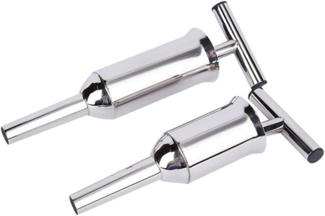 Stainless Steel Sausage Stuffer Kit Sausage Caulking Gun for Meat Filling Tube for Home Use