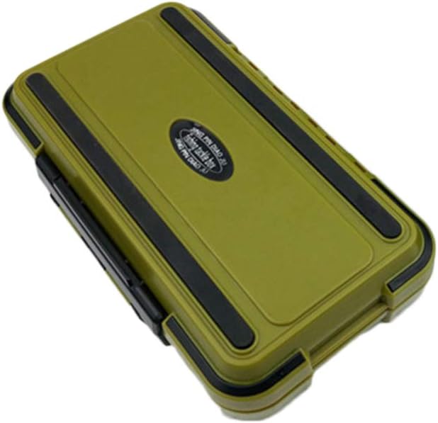 BESPORTBLE Fishing Tackle Box Lure Hooks Baits Kit Storage Case Waterproof Fish Tool Accessory Holder - Green