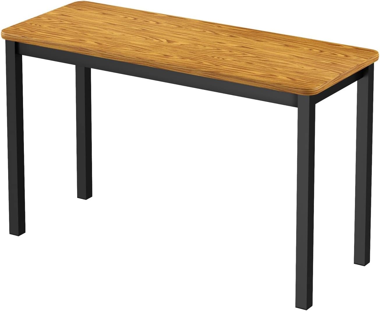 Correll Lab Table with Medium Oak and Black Finish LT2448-06-09-06