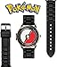 Pokémon Spinner Top Analog Watch for Kids – Features Iconic Poké Ball Spinner, Silver Metal Case, Comfortable Silicone Strap, and Pikachu Dial Art, Perfect for Pokémon Fans and Collectors