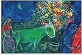 Orjdjz Wxkbl Grüner Esel von Marc Chagall Poster und 