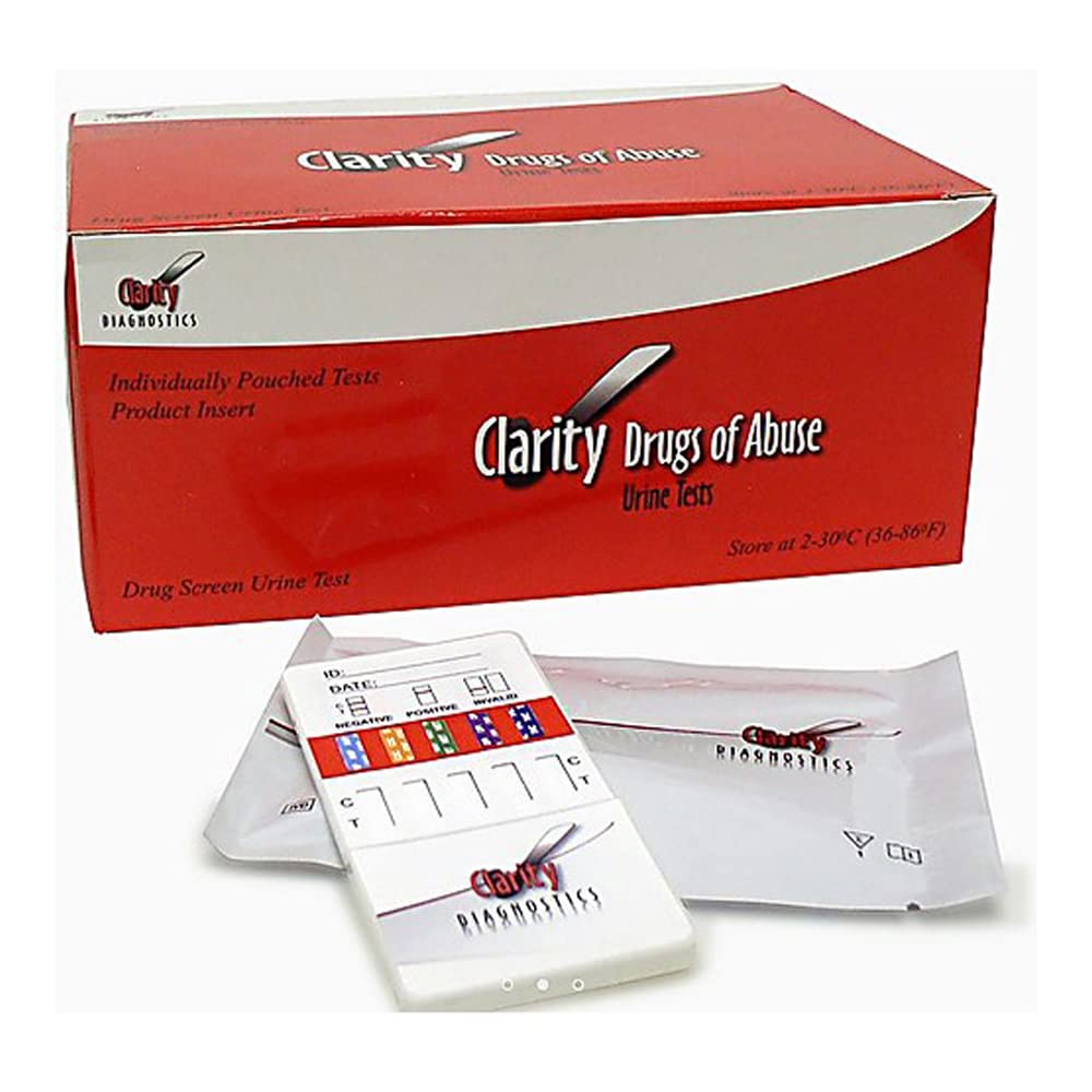 Clarity Diagnostics CLA CD-SAL-101 Saliva Alcohol Test Strip (Pack of 25)