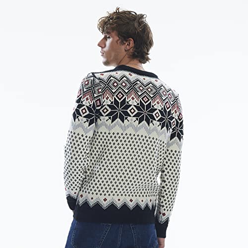Dale of Norway Vegard Men’s Sweater - 100% Lightweight Wool Sweaters for Men - Regular Fit Pullover Sweaters for Men3