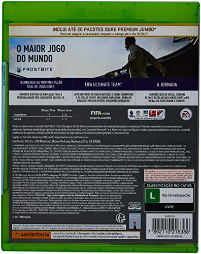 FIFA 18 - Edição Ronaldo - Xbox One