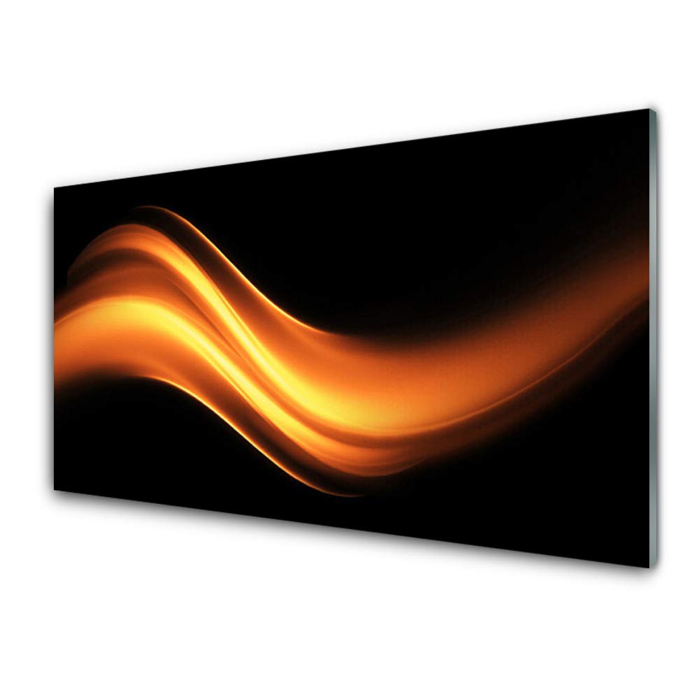 Impression sur Verre Trempé 100x50cm Tulup - Fixation Facile 4 Crochets pour Mur Moderne Abrait