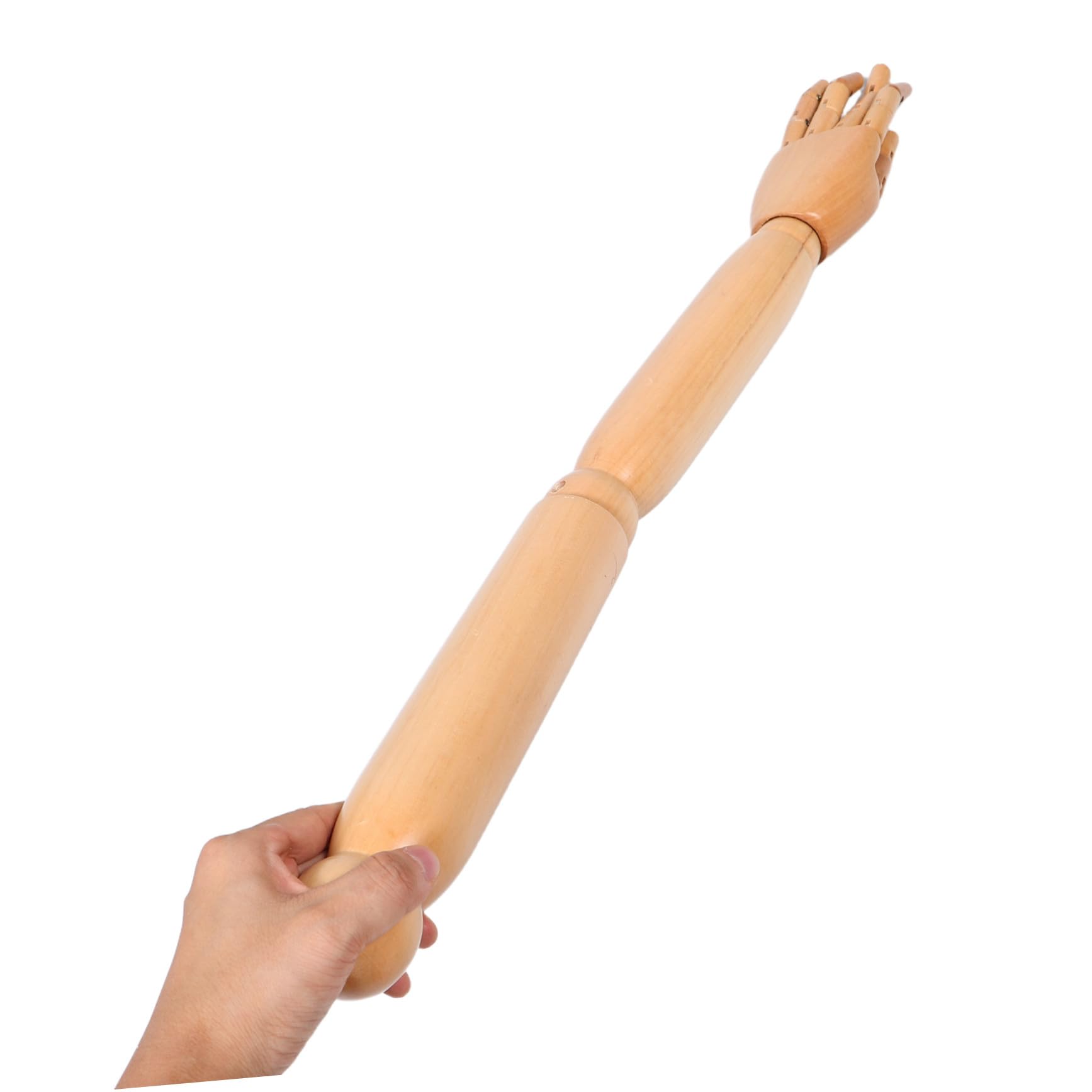 Hemobllo Bras Articulés Mobiles Bois pour Mannequin Femme Bras de Mannequin Flexible de Rechange pour Mains Articulées