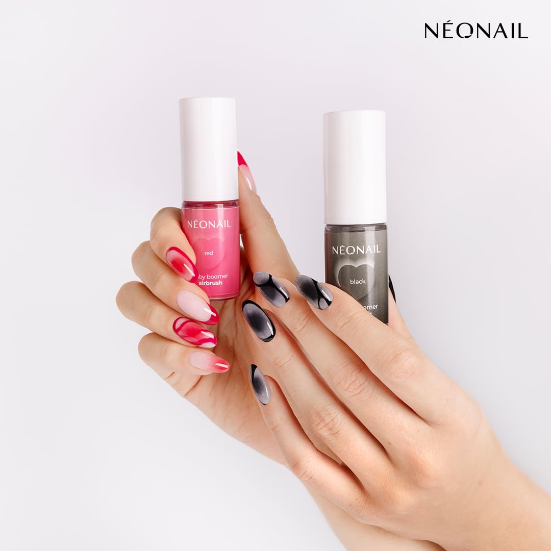 NÉONAIL Baby Boomer Airbrush 5g red - Pyłek do paznokci w spray'u - czerwony efekt ombre lub aura nails
