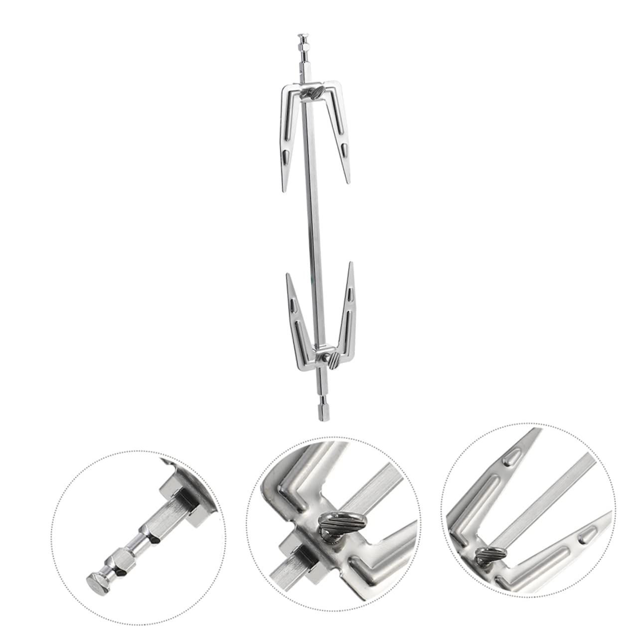 3pezzi Forchetta Barbecue per Friggitrice ad Aria Forchetta Versatile in Acciaio Inossidabile Accessori per Forno Barbecue Accessori