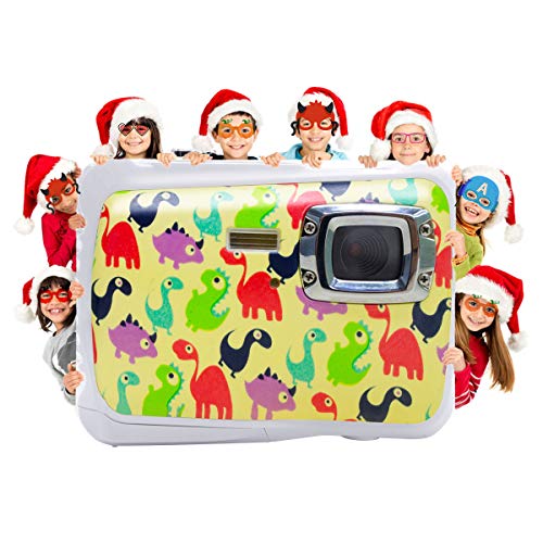 Kids Waterproof Camera, Vmotal Digital Camera for Kids 2.0 Inch TFT Display Children