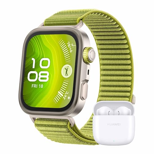 HUAWEI Watch FIT 4 Pro montre connectée suivi de la santé autonomie 10 jours et Freebuds SE 2