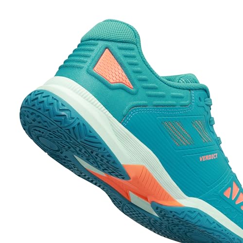 Image of Nivia Verdict 2.0 Badminton Shoe for Men, Breathable Mesh with TPU Fusion Technology Upper, Non-Marking Sole, Ideal for Badminton, Volleyball, Squash, and Table Tennis