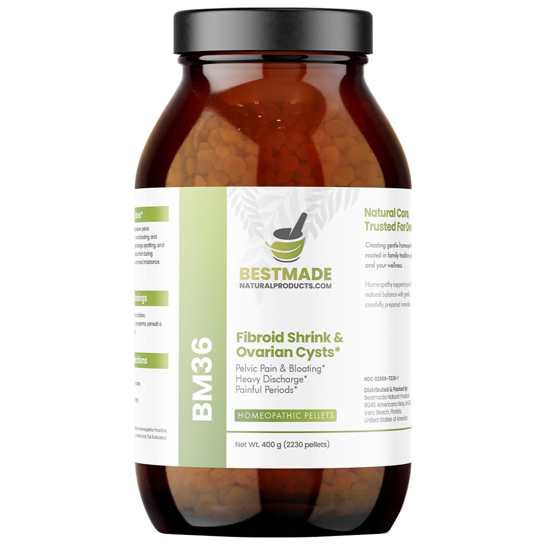 Bestmade Fibroid & Ovarian Cysts, BM36 - Support for Hormonal Imbalance, Menstrual Discomfort & Uncomfortable Intercourse, 30 mL Drops — Amazon image 9