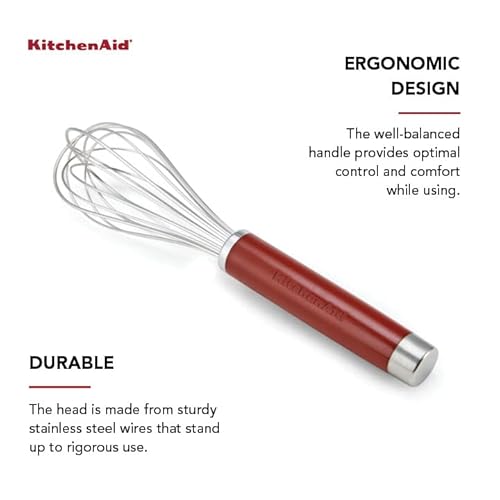 KitchenAid Batedor utilitário gourmet, 26 cm (10,5 polegadas), vermelho