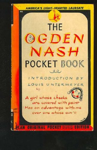 The Ogden Nash Pocket Book; (#251) B0007DEAMY Book Cover