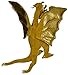 Godzilla King Ghidorah Beanie Babies ~9
