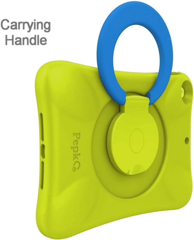 NLR FUN Pepkoo Kids EVA Case for iPad | Multi-Direction Stable Stand | Compatible with 10.5-Inch iPad Air 2019 (3rd Generation) (Green+Blue)