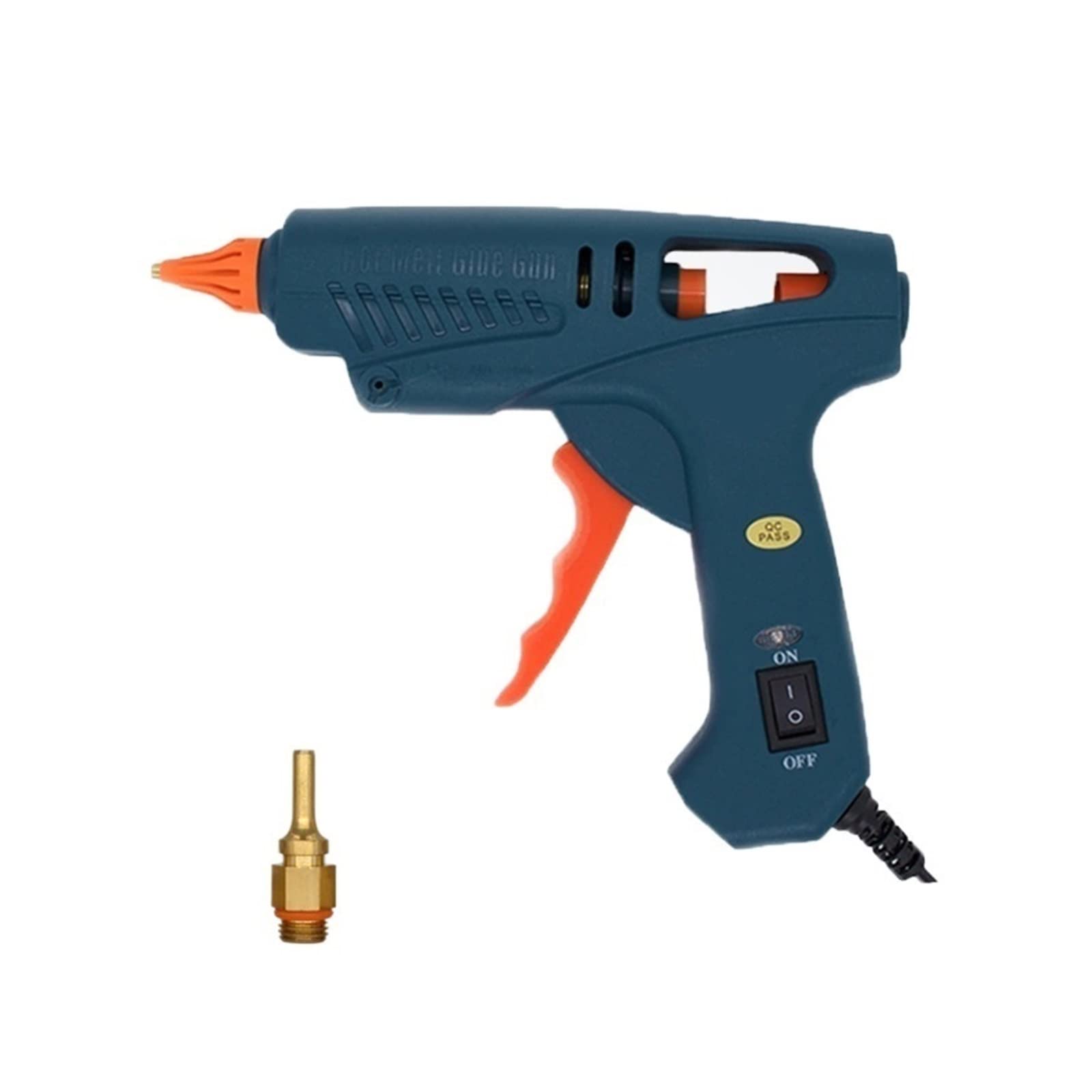 Pistola Per Colla A Caldo Pistola For Colla A Caldo Da 100 W Ugelli In Rame Puro Con Interruttore Di Alimentazione 5 Bastoncini Di Colla 11 Mm Utensile Elettrico For La Casa Mestiere Fai-da-te(2.0x40m