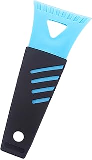 車用スクレーパー、人間工学に基づいた小型多機能自動車用品 |車のフロントガラススクレーパー、トラックSUV屋根冬の緊急用家庭菜園芝生屋外クリーニング霜窓小トガラス用アイススクレーパーは、冬季の車の除雪装置および霜取り装置として機能