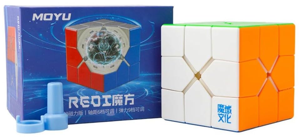 Image of Hawkister MoYu Redi Cube Shape Mod | Internal Positioning System & Auto-Alignment | High-Accuracy Corner-Turning Puzzle, Compact 60mm Intuitive Logic Brain Teaser for Beginners & Advanced Solvers