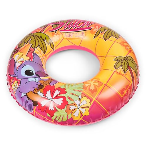 Image of SwimWays Disney Stitch Swim Tube Pool Float for Ages 14+
