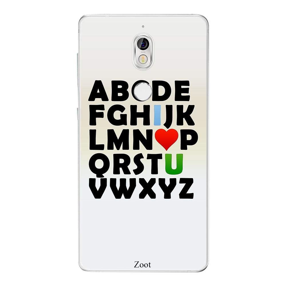 Zoot Abcd I Love U Designer Phone Covers for Nokia 7
