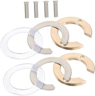 Juego de 2 Tuercas de Fijación para Grifo Monomando de Cocina y Baño, Tuercas de Latón Antiaflojamiento, Accesorios para Reparación de Grifos, Instalación sin Herramientas, Uso Doméstico