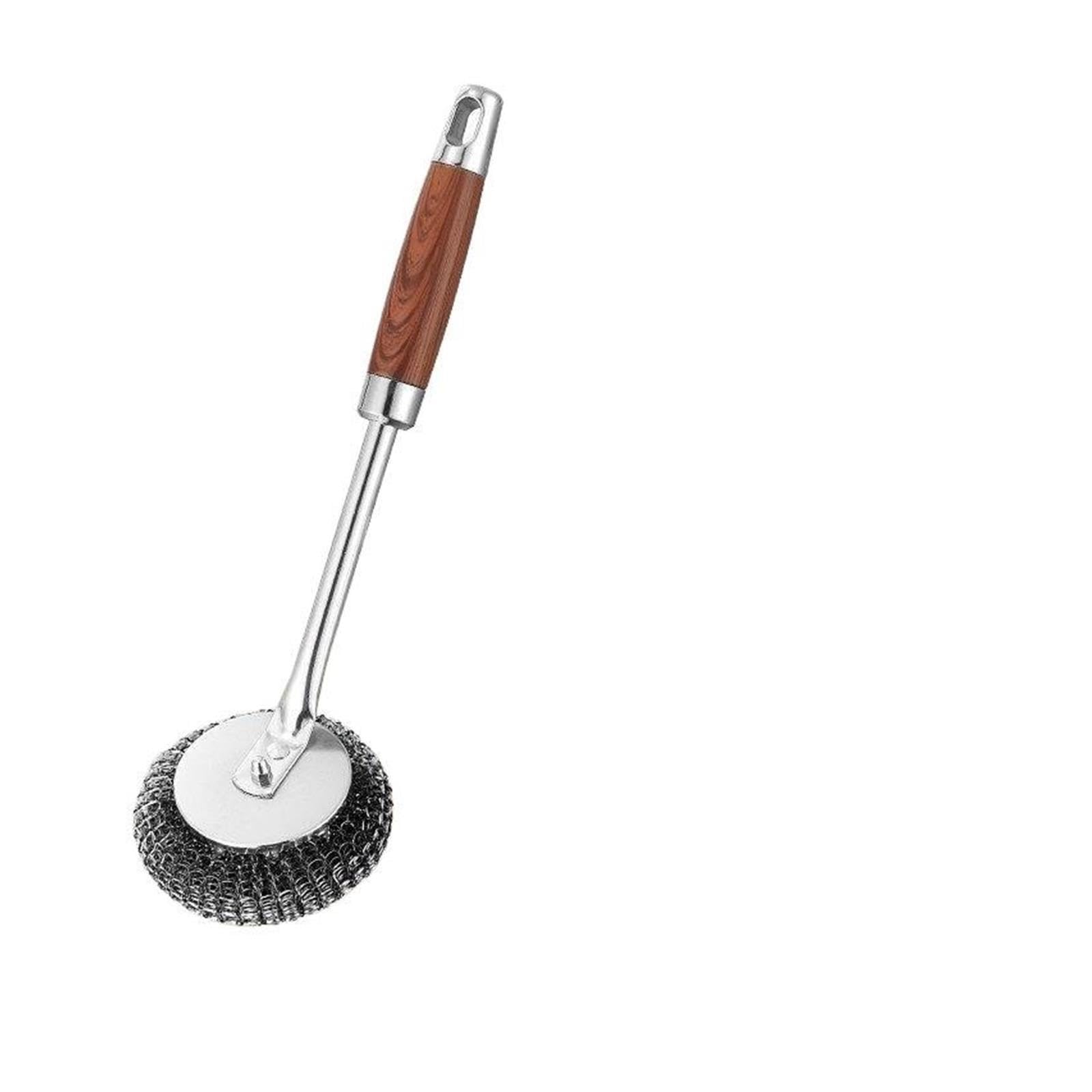 2pcs Extra Thick Stainless Steel Pot Brush pour Cuisine