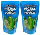 Pickle in a Pouch 2 Pack Dill – Ready-to-Eat Dill Pickle Snacks, Juicy Crunchy...
