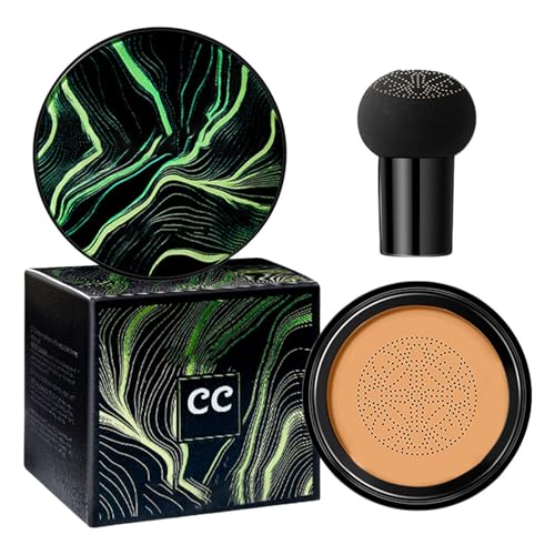 Cc Cream Moisture Cushion Foundation, Base Maquillaje Mujer, Cabeza De Cojín De Aire Líquida Fundación, Silky Cream, Cabeza De Mushroom Resistente Al Agua, Hidratante Corrector, Regalos