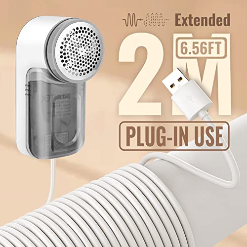 Iruntek Battery-Free Fabric Shaver Lint Remover, Usb Powered Lint Shaver And Lint Brush 2 In 1, Sweater Defuzzer Remove Fuzz, Lint Balls, Pills, Bobbles From Clothes, Furniture, Carpet, Couch #TOP3