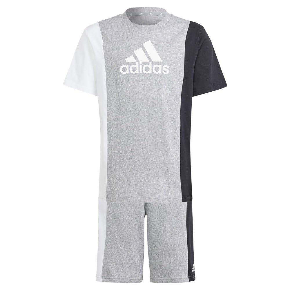 adidas Unisex Kinder Essentials Colorblock Tee Set Kids KOMPLETT (1er Pack)