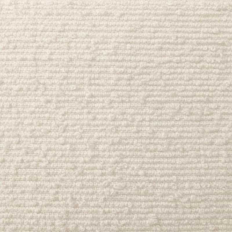 Image of Round Bed - Washable Zip Cover - Upholstered Linen Soft Foam - Modular Minimalist Modern - Half Circle Moon - Sold Sold Separately (Cream Boucle, Queen Base New)