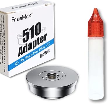 Freemax Maxus Max 168W Pod Kit 510 Thread Adapter + Empty Bottle for Maxus Max