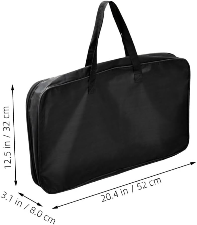 ERINGOGO Handheld Music Stand Bag Durable Oxford Cloth Carrying Case for Music Accessories Lightweight and Portable Design Convenient Zipper Closure for Travel and Storage image 2