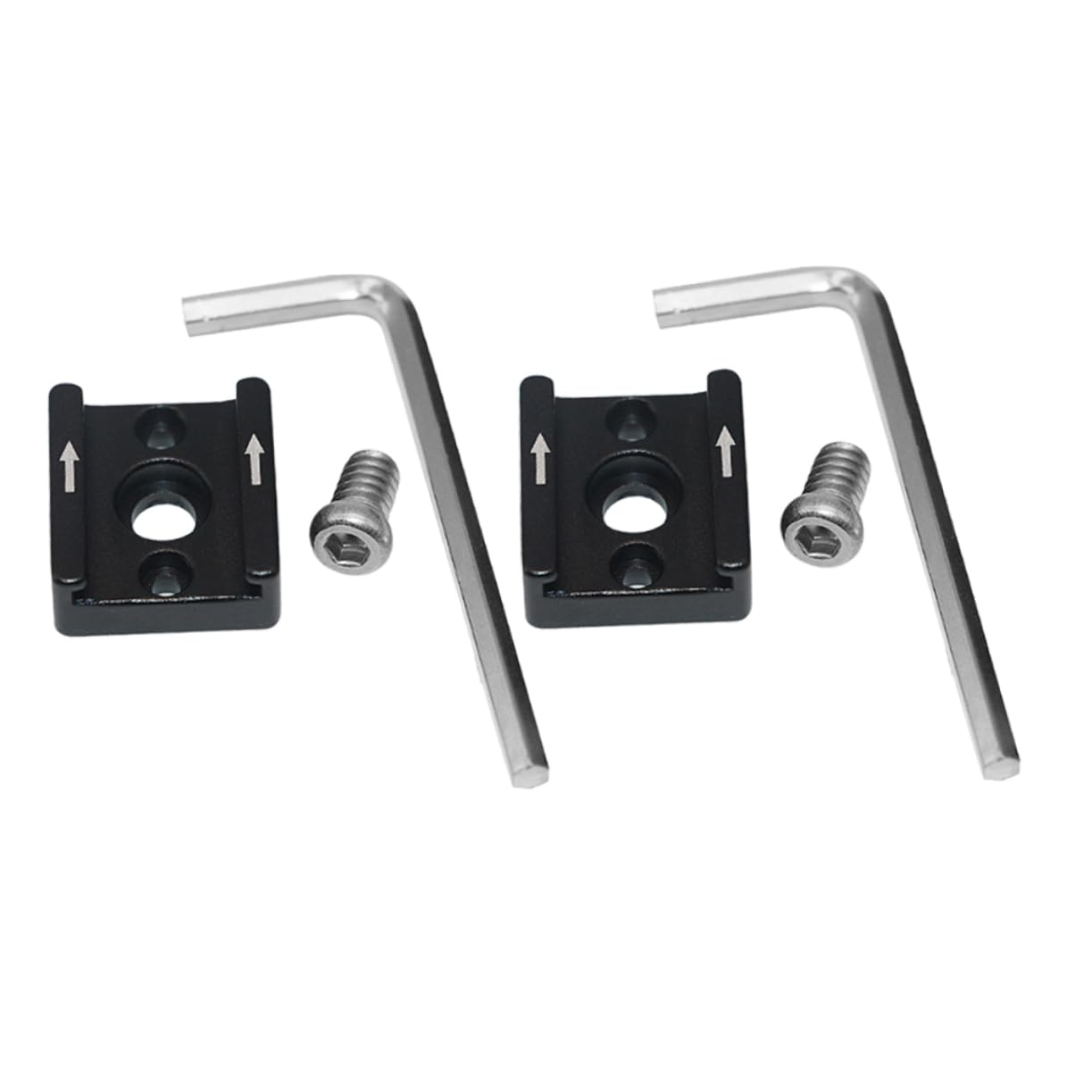 6 Sets Metall-blitzschuh-adapterhalterung Robuste Konstruktion Aus Aluminiumlegierung 1/4-schraube Für Kamerablitz