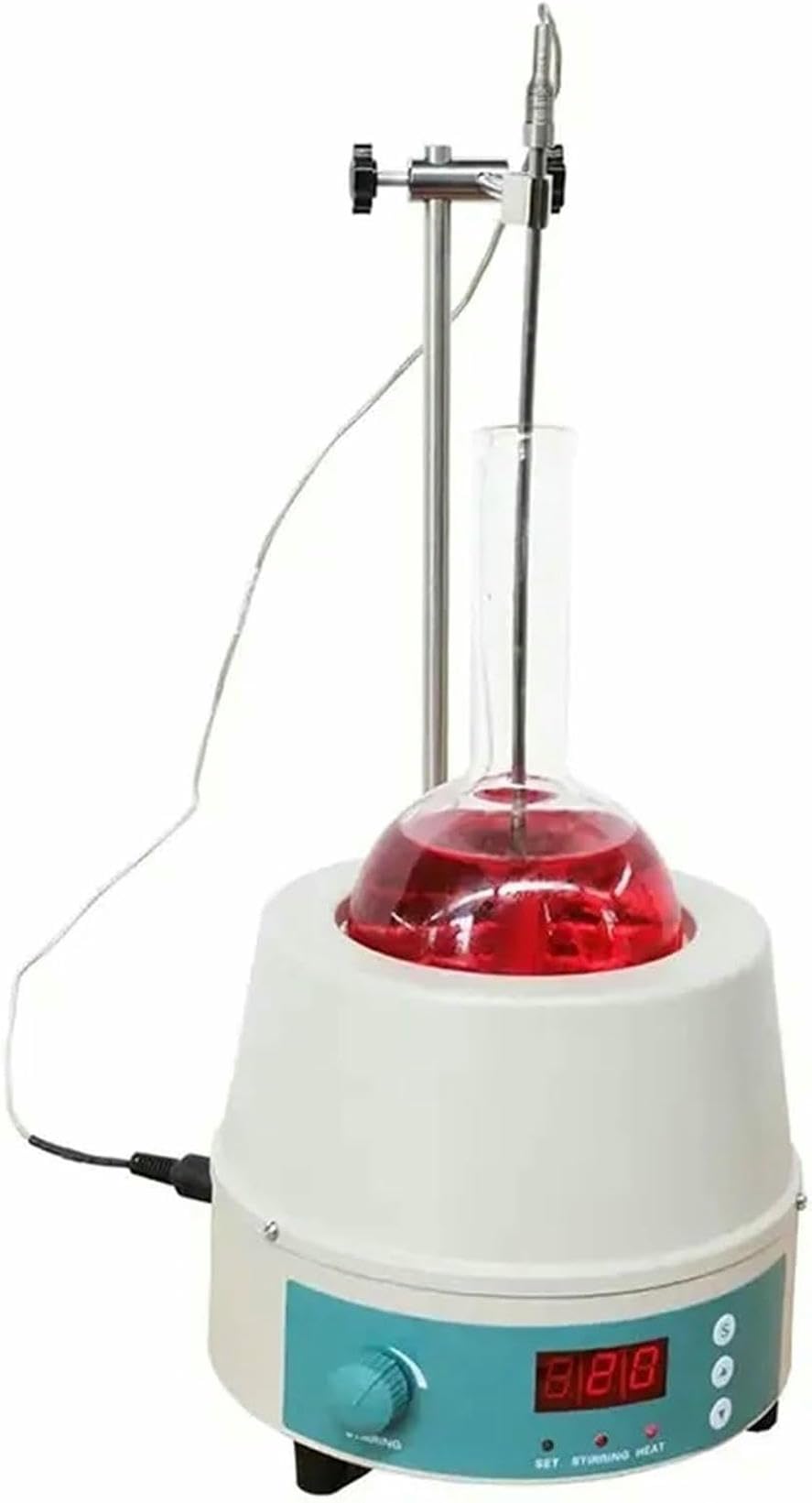 Agitator Magnetyczny, 50 Ml 100 Ml 250 Ml 500 Ml 1 L 2 L Magnetyczny Mieszadło Cyfrowego Szkolnego Wizualizacji Laboratorium, Sprzęt (1000 Ml)