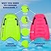 Premium Kids Inflatable Boogie Board Lightweight Swimming Floating Surfboard for Beach & Pool Fun Durable Inflatable Surf Body Board for Wave Riding Summer Pool Floats & Beach Toys (Green)